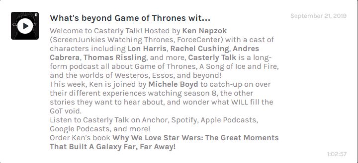 Michele Boyd joins Ken Napzok on Casterly Talk podcast