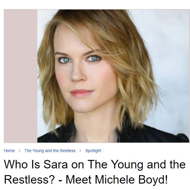 Who is Sara on The Young and the Restless? Meet Michele Boyd!